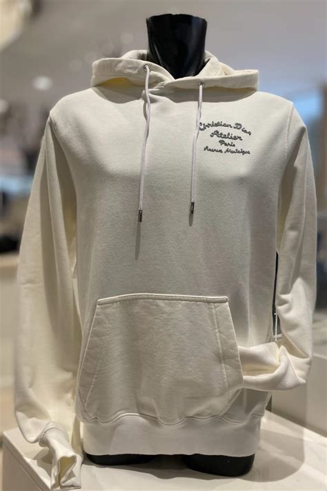 white dior hoodie